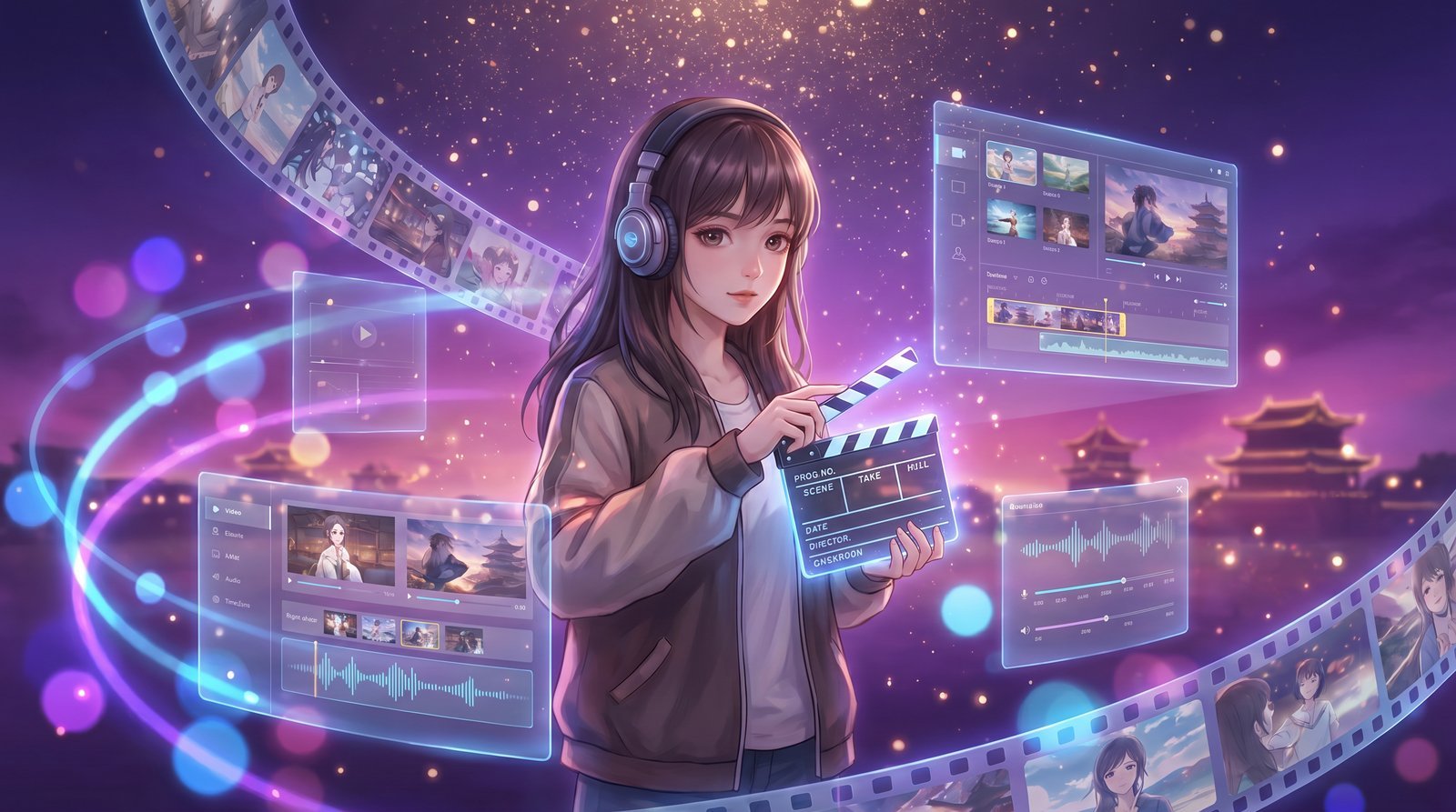 海角视频原创动漫剪辑场景